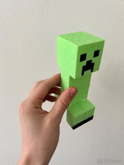 Minecraft svítící figurka creepera - 3