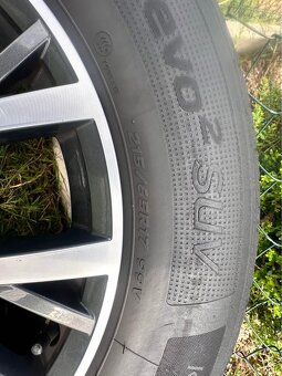 Originál alu kola Tulsa VW Tiguan 5x112 r17 + letní gumy - 3