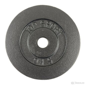Nové litinové kotouče, závaží 26, 31, 51mm - ČESKÝ VÝROBEK - 3