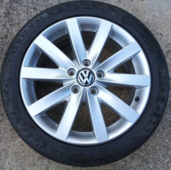 Originál sada disků VW Golf, Touran, Caddy 5x112 R17 Porto - 3