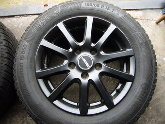 ZIMNÍ ALU KOLA VW-ŠKODA-SEAT 15" 5x112 6" et-43,stř.-57,1, - 3