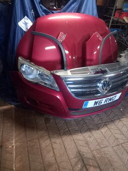Vw tiguan kompletní předek. Kapota,nárazník,  blatníky, sten - 3