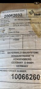 Sklolaminat role 150m na obytak, steny kontejneru - 3