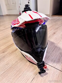 AIROH přilba COMMANDER Boost gloss white/blue - 3