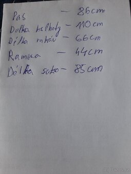 Pansky oblek svetly,velikost 48 - 3