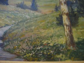 Bohumil Švanda 1897,Olej/Plátno,vídeňská škola,Český ráj - 3