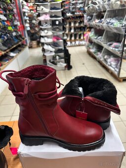 Červené zimni boty - 3