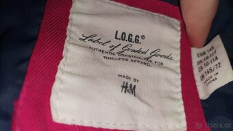 Dívčí prošívaná bunda HM, vel. 134 - 3