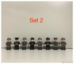Rôzne sety vojakov 5 + doplnky - typ lego - nové - 3