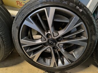 Alu kola Kia Picanto 4x100 r16 Originál, pneu 195/45/16 - 3