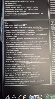 Aku šroubovák Parkside PABS 20 - 3