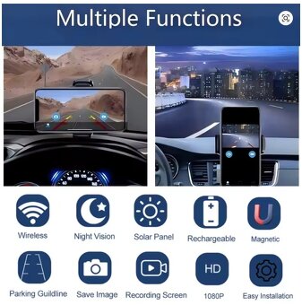 Wifi bezdrátová zpětná HD kamera karavan, kamion, autobus, b - 3