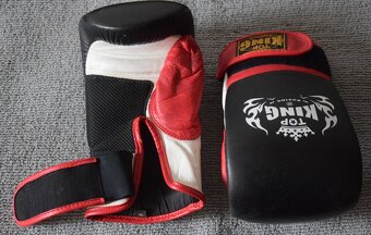 Katsudo lapy úderové + TOP KING rukavice box pytlové vel.M - 3