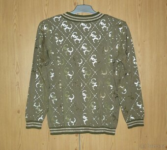 Khaki tenké tričko Moda Italia - 3