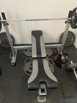 Steelflex stroj na biceps a Tuff Stuff benchpress i VÝMĚNA - 3