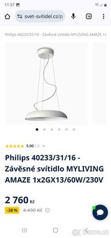 Závěsné kuchyňské světlo Philips - 3