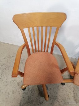 Dřevěné kancelářské židle - 3