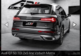 Audi Q7 50 TDI 2xS line Vzduch Matrix - 3