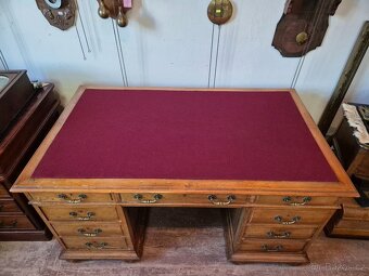 LUXUSNÍ STAROŽITNÝ PSACÍ STŮL - PROSTOROVÝ - 3