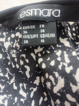 Dámská černá halenka (blůza) Zn. Esmara, vel. 36 - 3