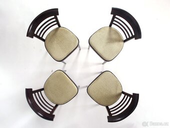 4x kvalitní jídelní židle THONET- - 3