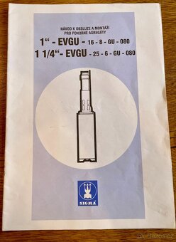 Ponorné čerpadlo - Sigma 1" EVGU - 16-8-GU-080 - 3