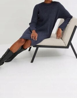 Krásné pletené šaty 40/42 - 3