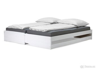 Postel rozkládací multifunkce bílá NOVÁ - 3