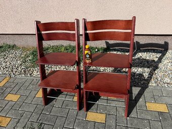 Rostoucí židle JITRO (2ks) - ořech - 3