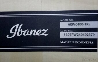 Predam el.ak. gitaru Ibanez AEWC400-TKS.Zn.cena. - 3