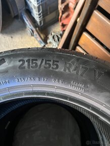 Prodám letní sadu pneu Continental 215/55 R17 - 3