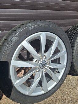 Originál 17", Vw alu kola Dijon. - 3