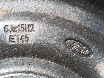 Ford 6J x 15 -ET45 rozteč 4x108 x 63,3 originální sada nikdy - 3