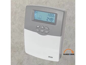 Inteligentní regulátor solárního ohřevu vody PLC SR258 - 3