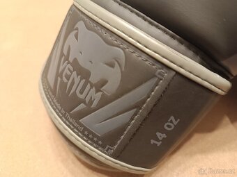 Pánské boxerské rukavice, Venum Elite šedé 14oc - 3