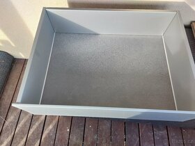 Šuplíky s pojezdem Alu Stosa nove 3ks - 3