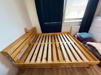 Postel z palet 180x200 cm - 3