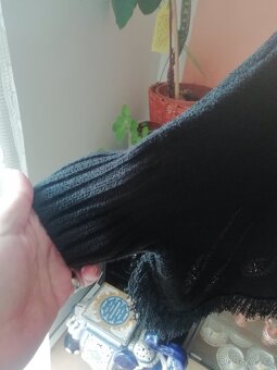 Atyp znač.svetr, 30%vlna, pravá kožeš.,výšivka, Alexa's, un - 3