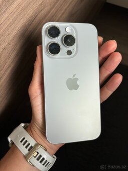 iPhone 15 Pro 256GB, Nature Titan, 100% baterie, v záruce - 3