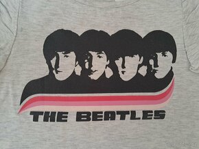 Letní tričko vel. 110/116  "The Beatles". - 3