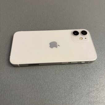 iPhone 12 mini 128GB bílý, pěkný stav, 12 měsíců záruka - 3
