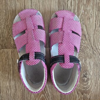 Dívčí sandálky Ef barefoot vel. 30 - 3