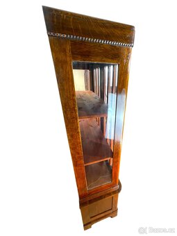 Starožitná dubová knihovna - Art Deco - 3