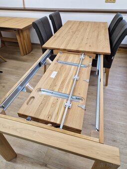 Nový rozkládací stůl 90x160+100 cm - 3