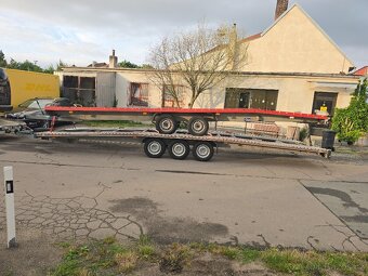 Podvalník vozik autoprepravnik na dvě auta prives dvouplato - 3