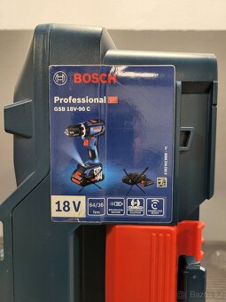 BOSCH Aku šroubovák GSB 18V-90 C Professional - 3