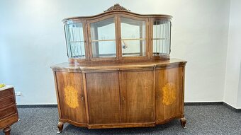 Starožitná komoda s vitrínou - 3