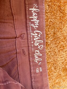 Dívčí zateplené kalhoty 122 - 3