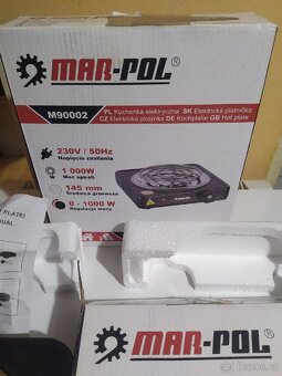 Vařič jednoplotýnkový. Nový. - 3