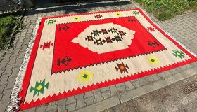 starý retro koberec kelim - 3